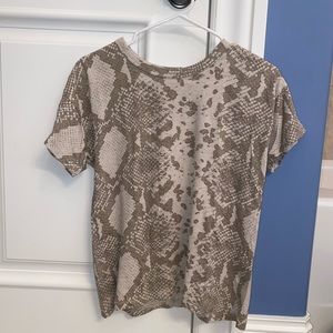 Rag and Bone animal print tshirt
